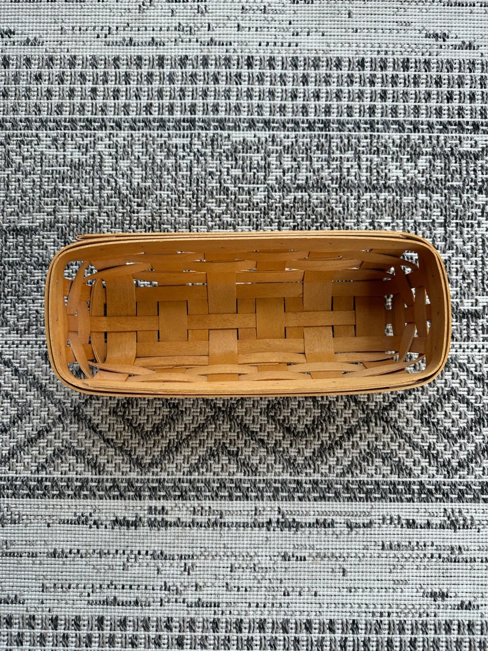 Longaberger Cracker Basket (2001) with Protector